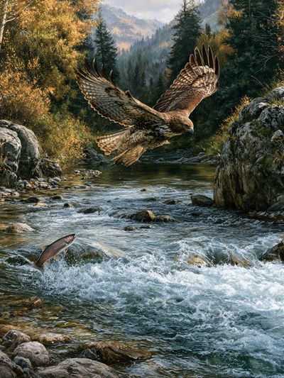 Eagle River Hunt Poster.