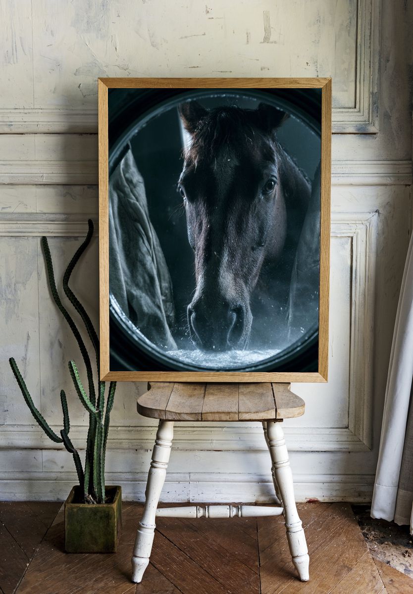 Horse Portrait Photography Poster. room preview