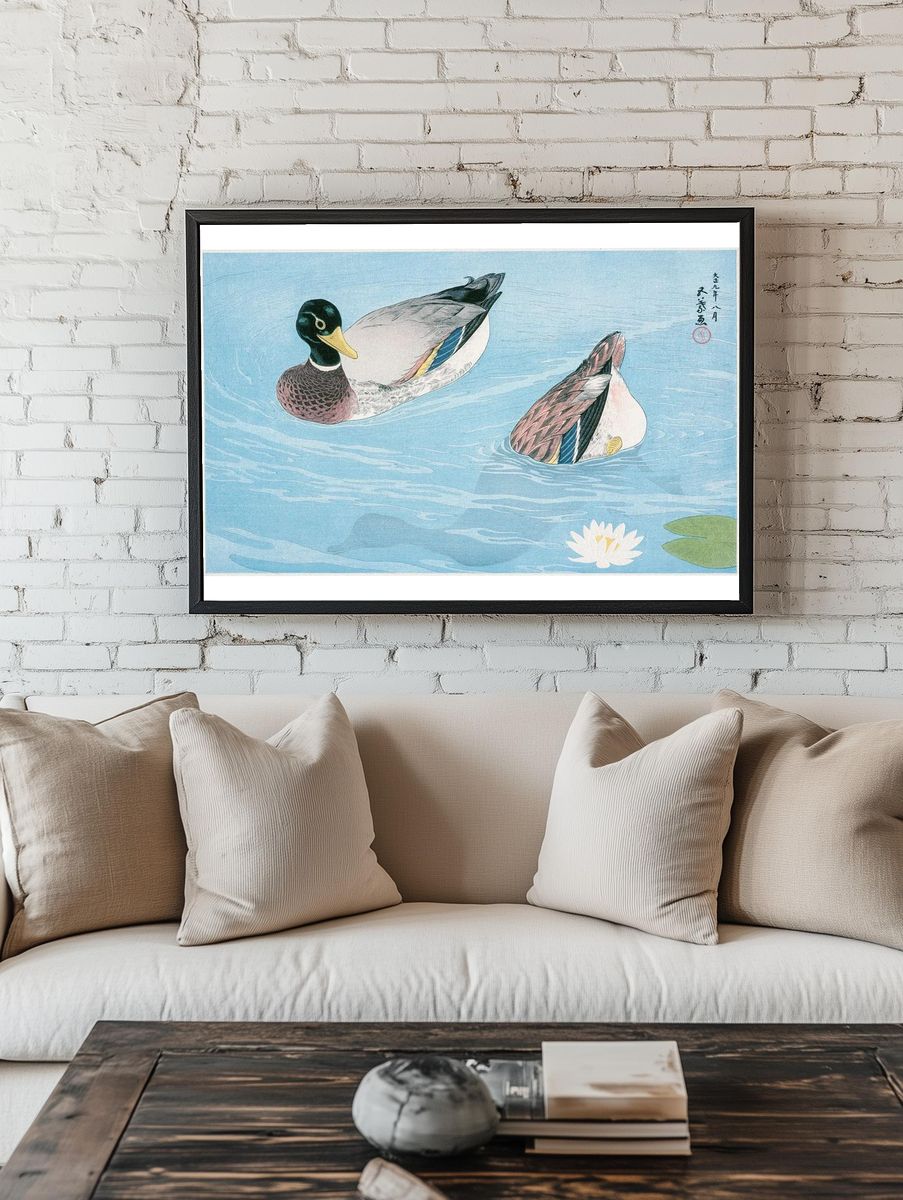 Ducks (1920) print high resolution. room preview