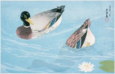 Ducks (1920) print high resolution.