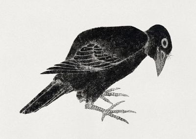 Katsushika Hokusai's bird, Album Sketches.
