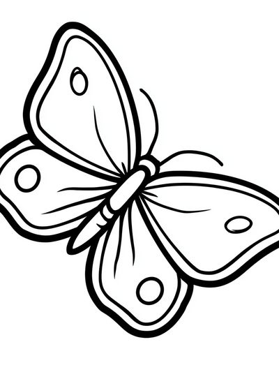 Butterfly Line Art Print.