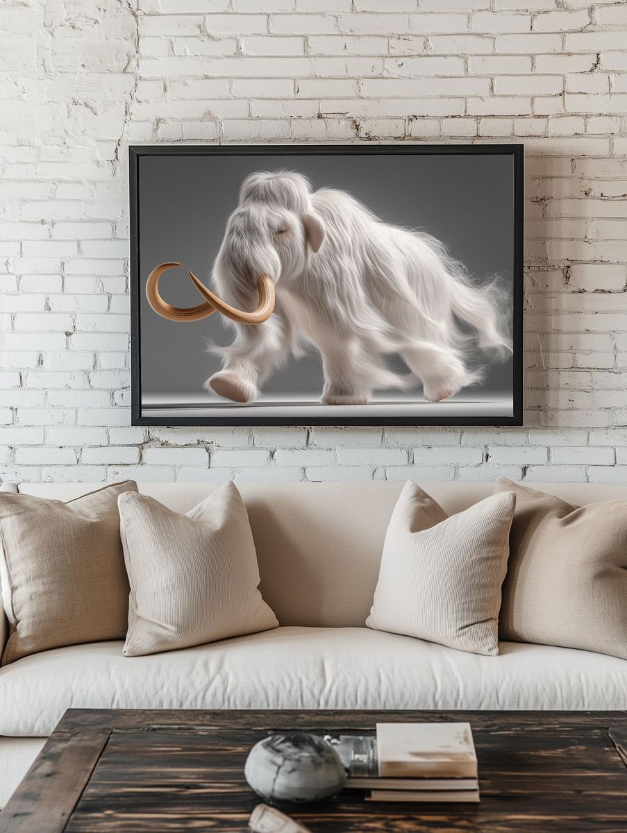 Mammoth Portrait Photography Poster. room preview