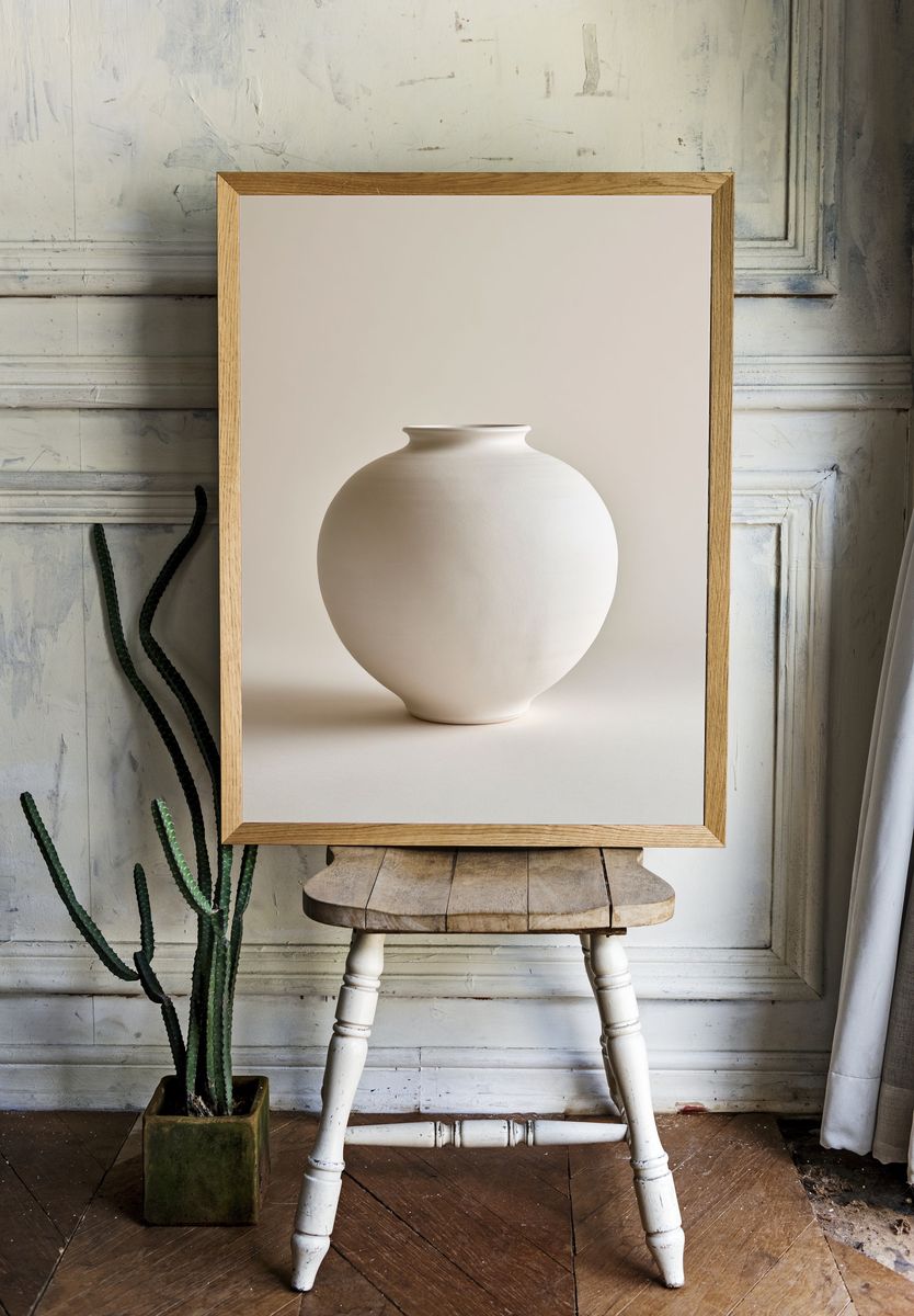 Minimal Ceramic Vase Poster. room preview