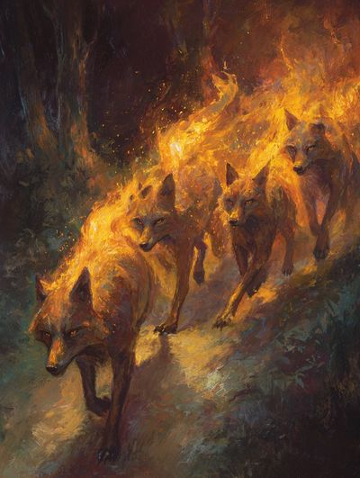 Running Wolves — Fine-Art Print.