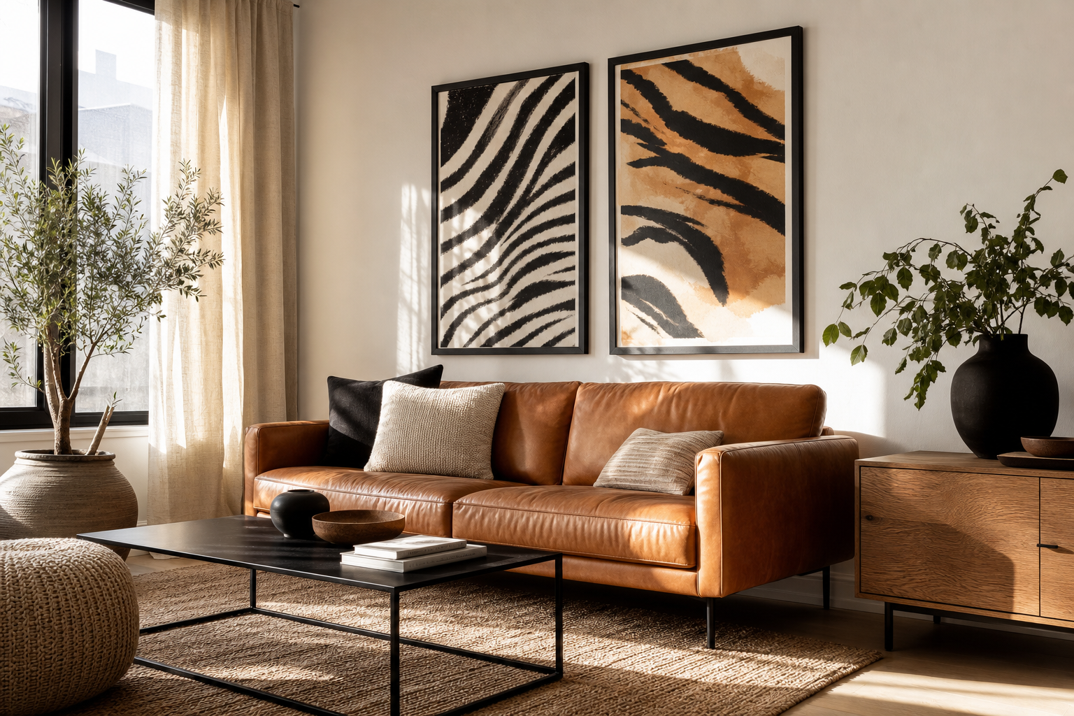 How to Style Animal Print Posters at Home