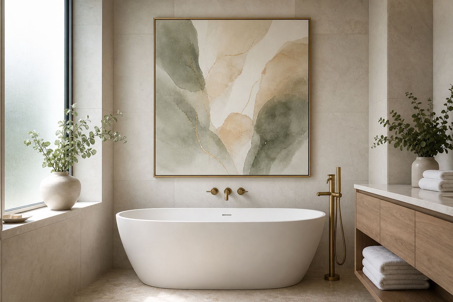 How to Style a Bathroom Poster Print