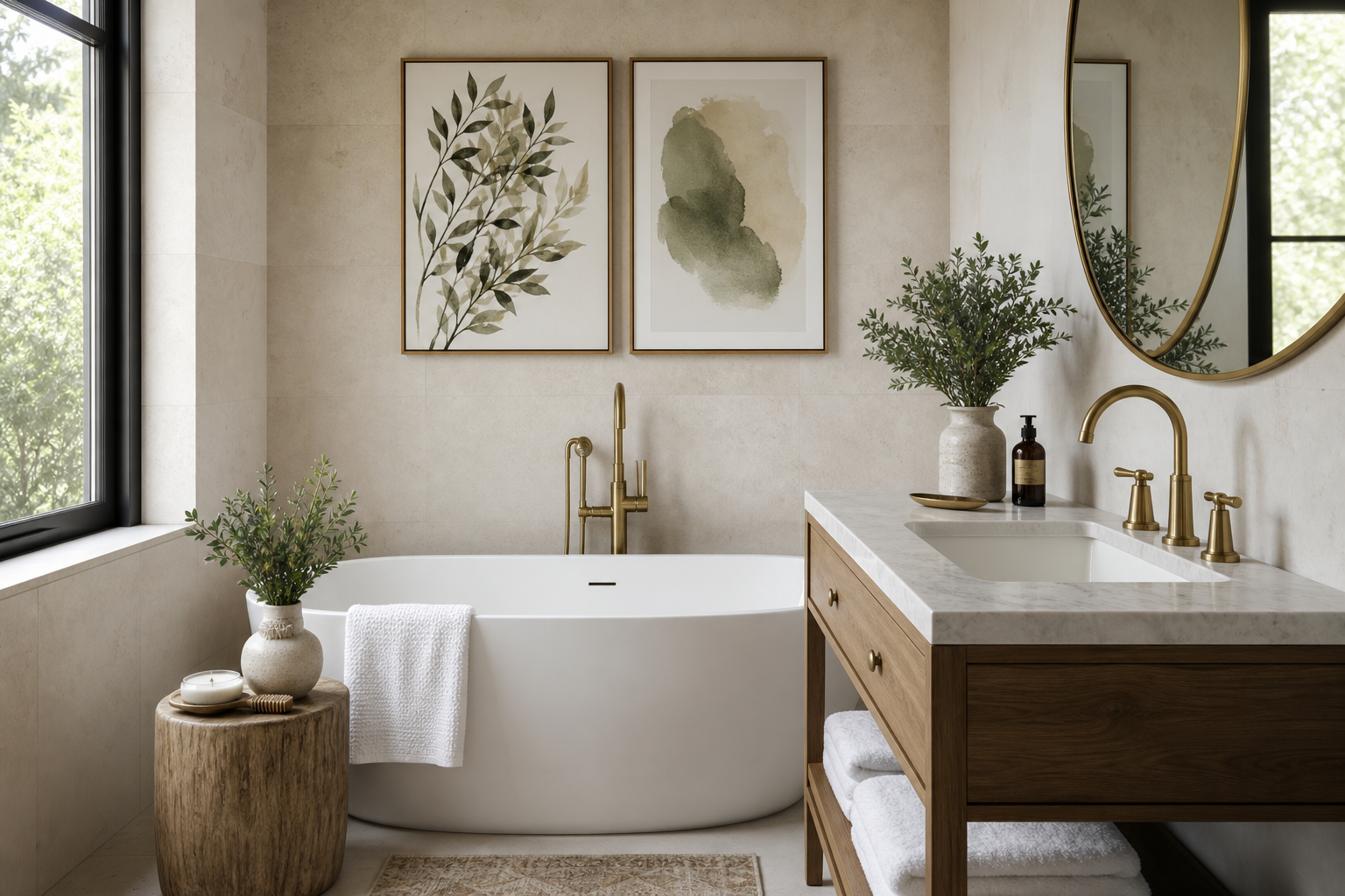 How to Style Bathrooms with Poster Prints