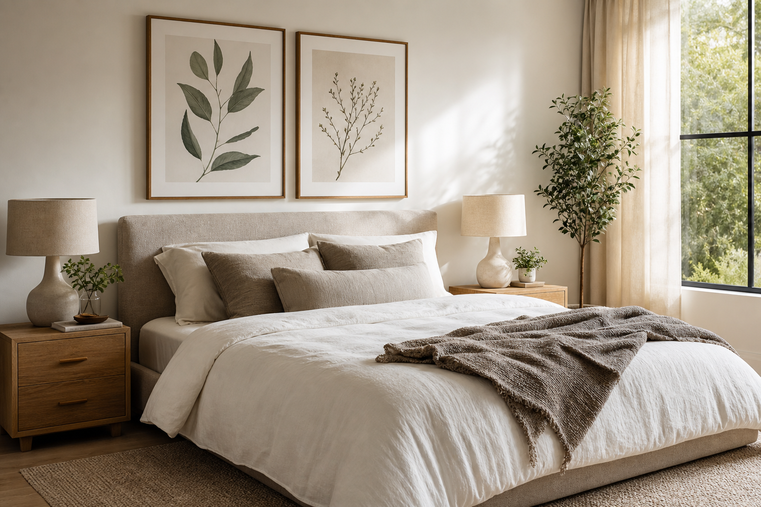 How to Style a Bedroom Poster Print with Ease
