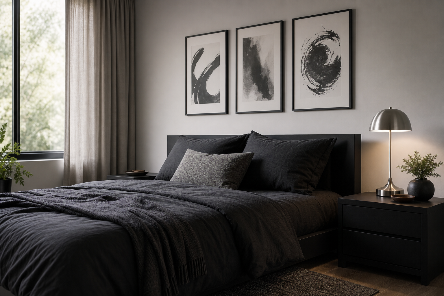 Black and White Anime Posters with Timeless Edge