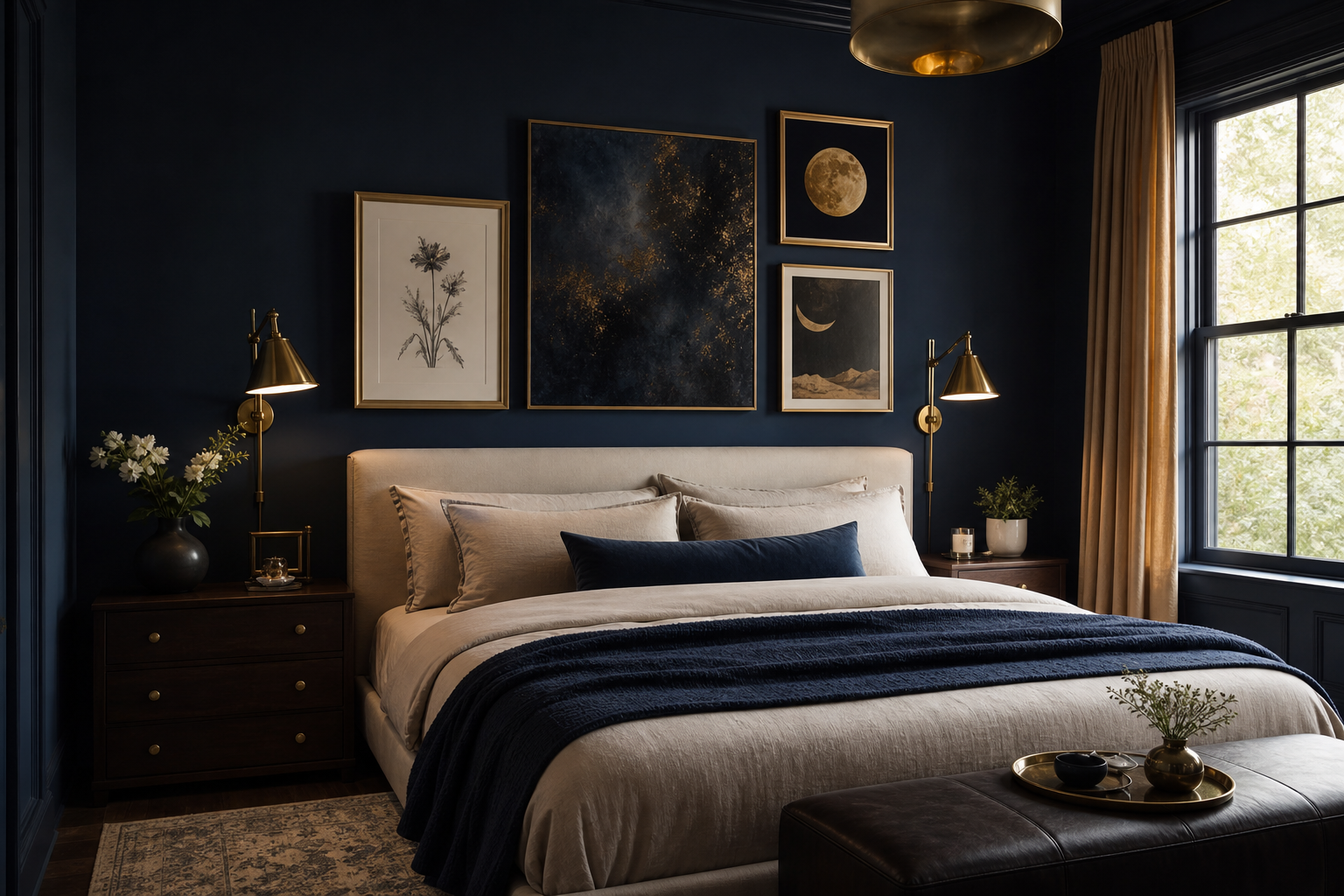 How to Create a Blue and Gold Celestial Aesthetic