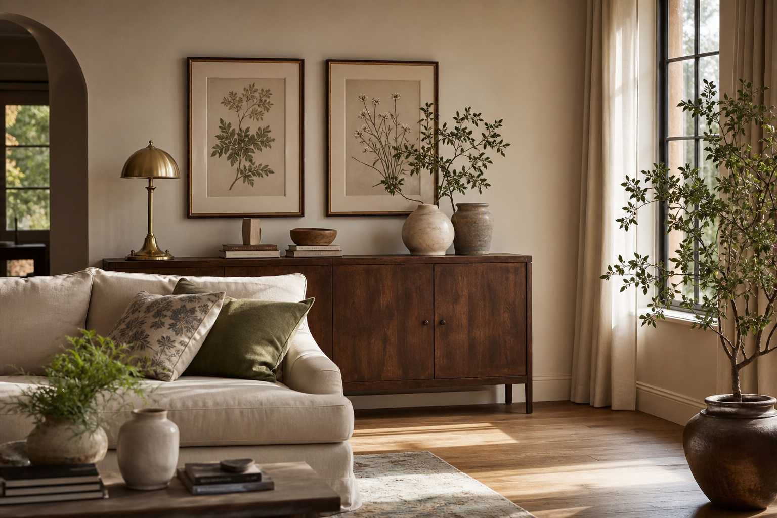 How to Style a Vintage Botanical Poster at Home