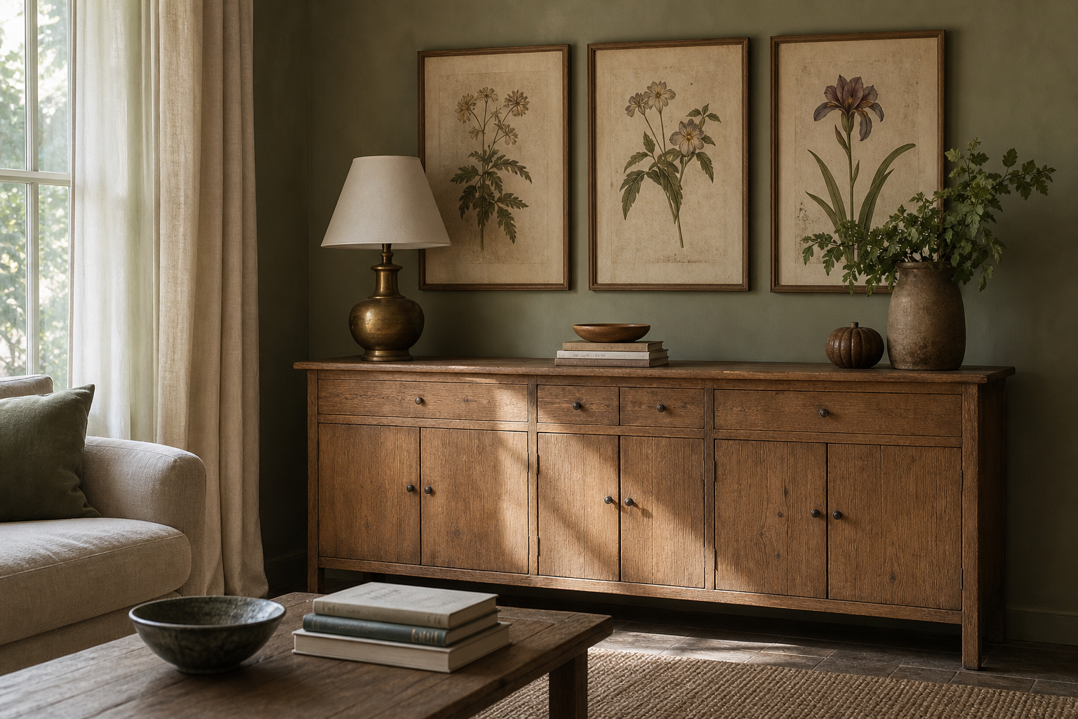How to Style a Botanical Vintage Poster