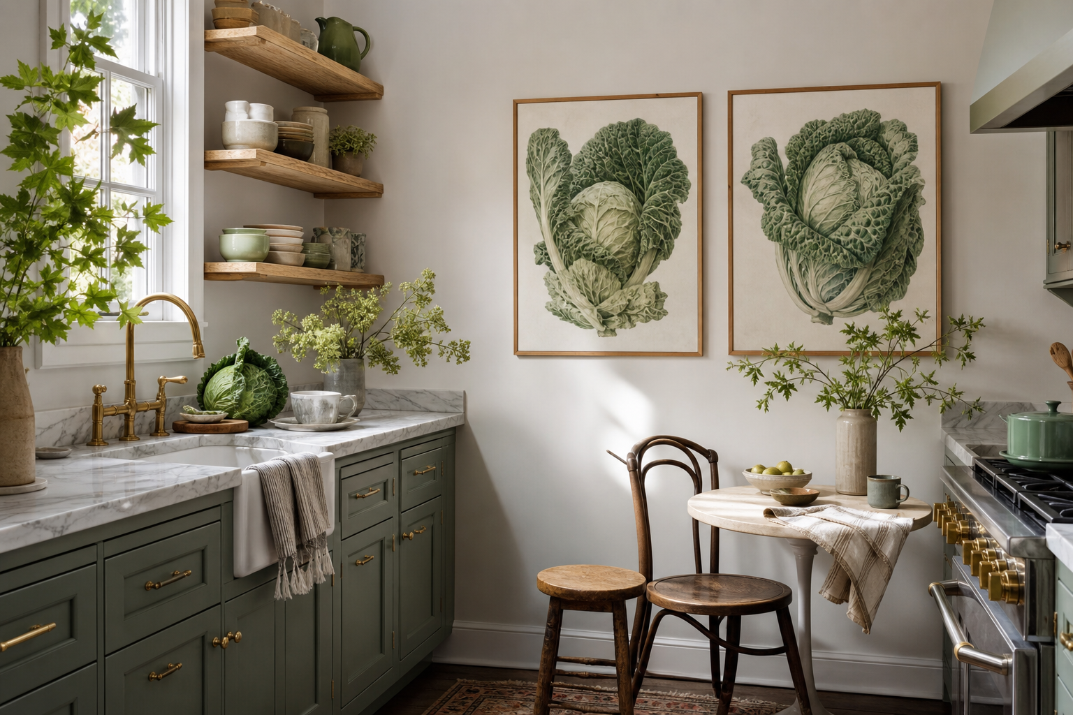 How to Style a Cabbage Print with Character