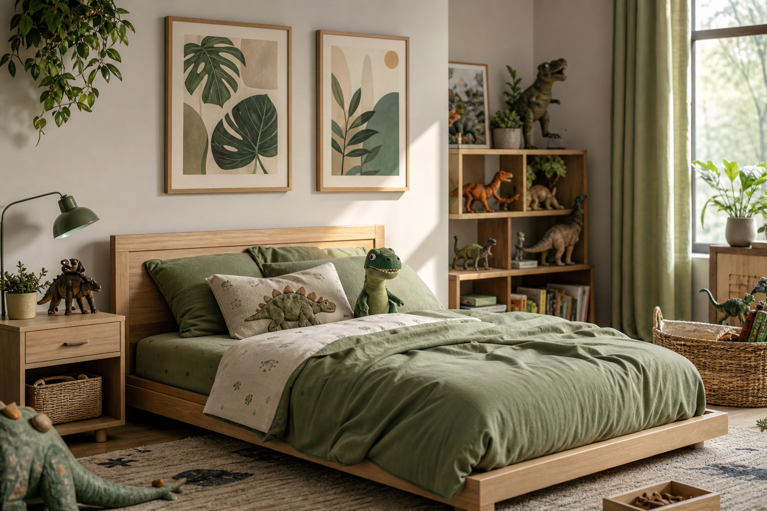 Cartoon T Rex Wall Art: Playful Dino Style for Any Space