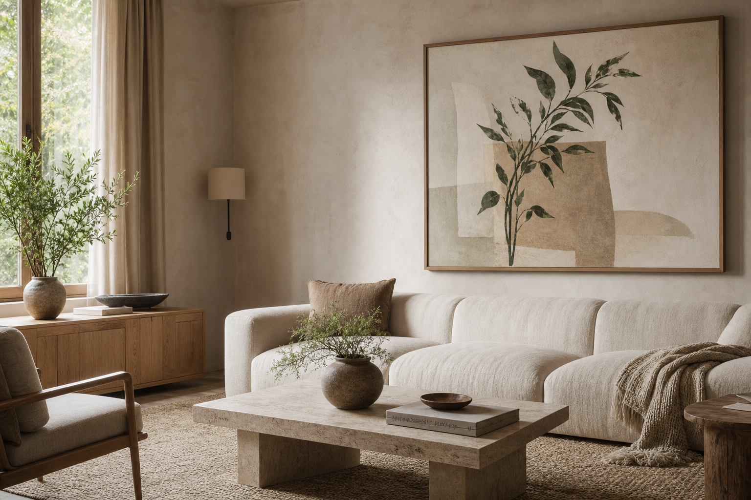 How to Style a Courtyard I Poster Print at Home