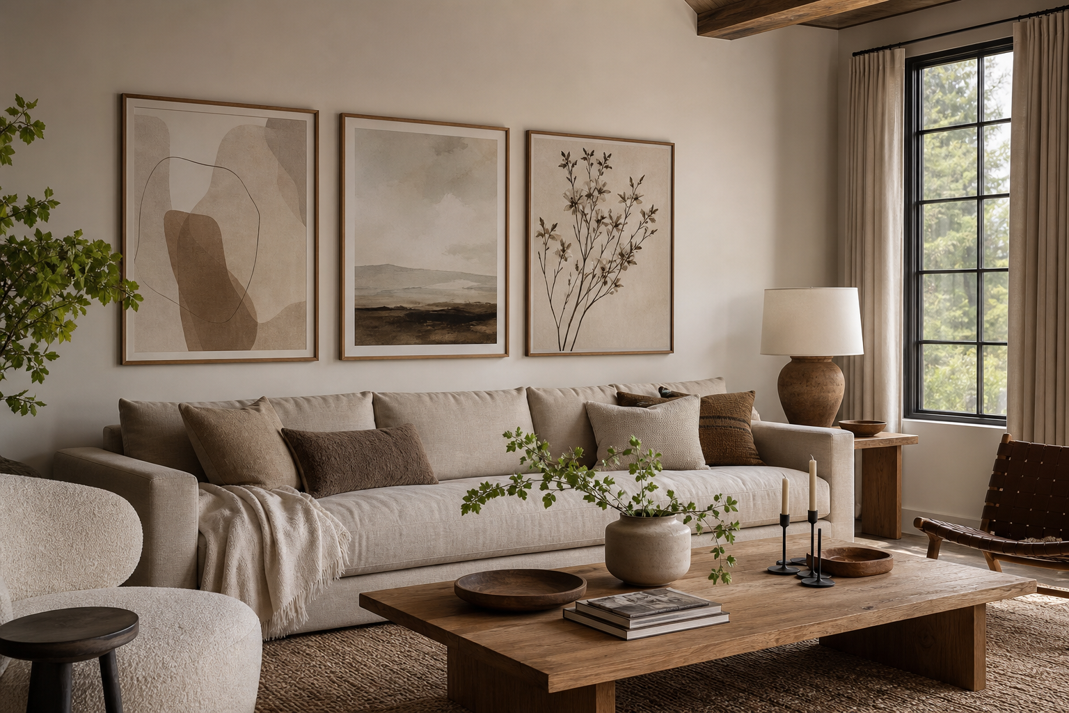 Wall Art Living Room Ideas That Make the Room Feel Finished
