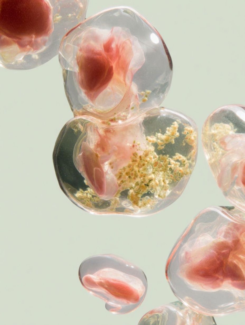 Abstract Cellular Structure Poster. poster detail