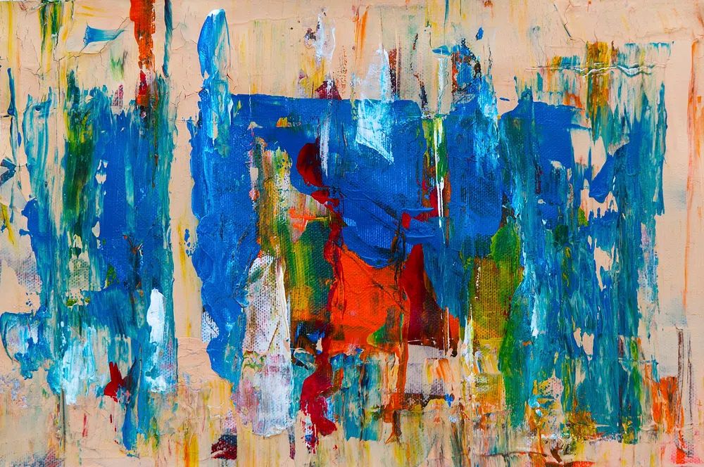 Abstract Colorful Expressionism Poster. poster — abstract art