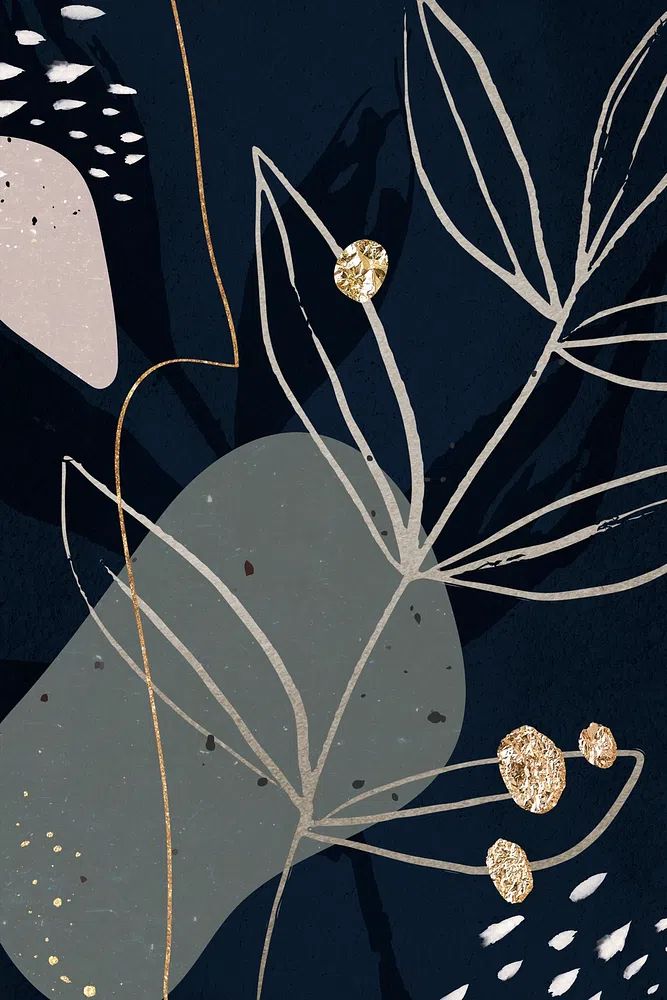 Abstract Botanical Art Print. poster — illustration art