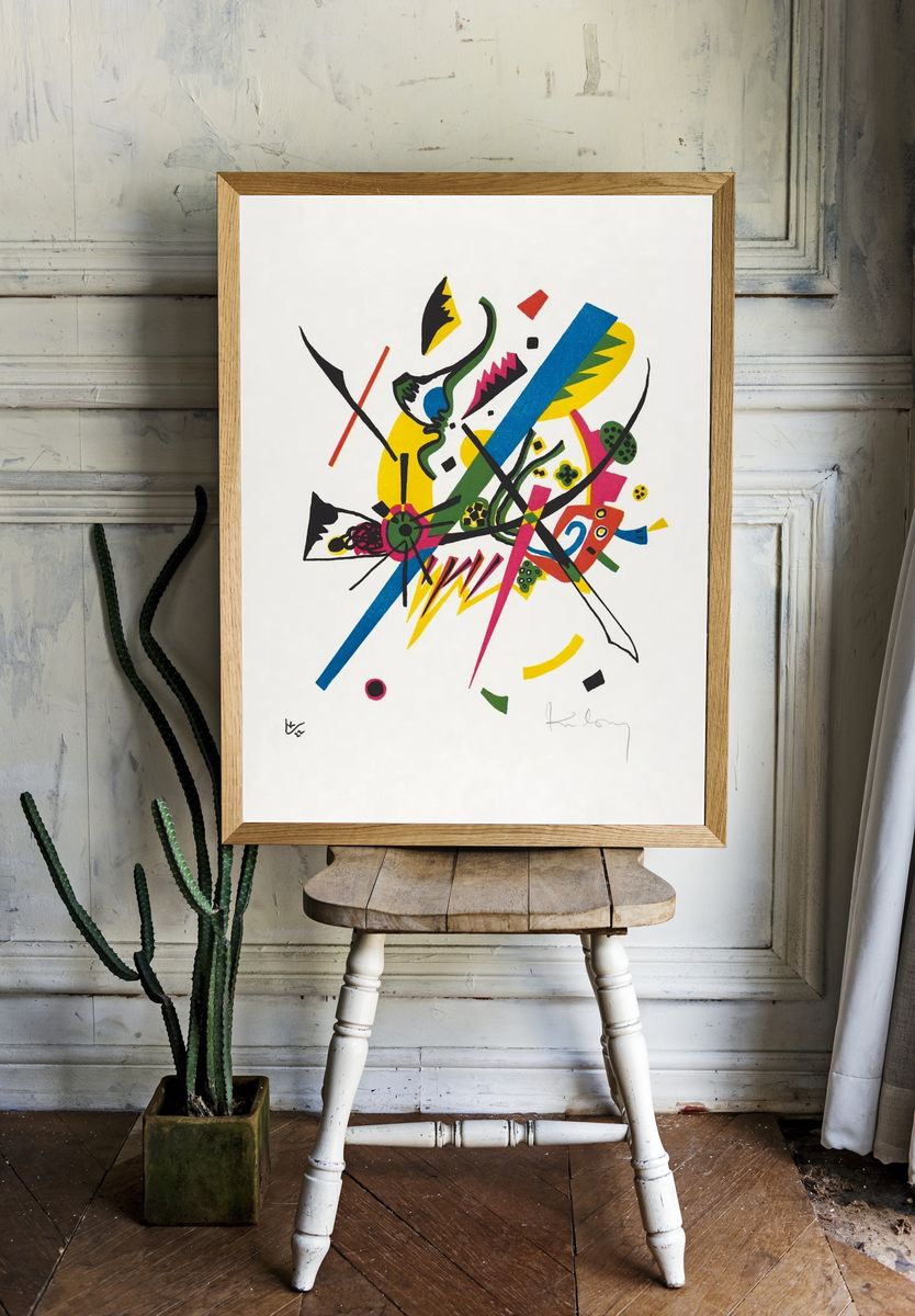 Abstract Colorful Shapes Poster. room preview