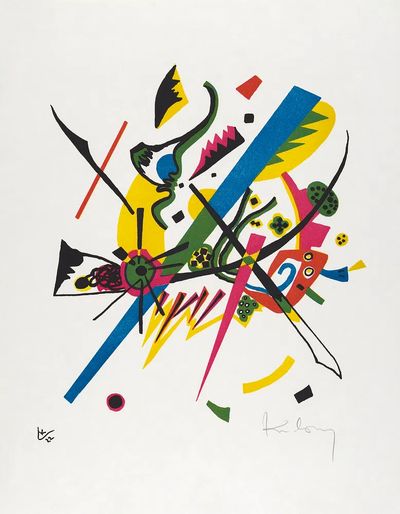 Abstract Colorful Shapes Poster.