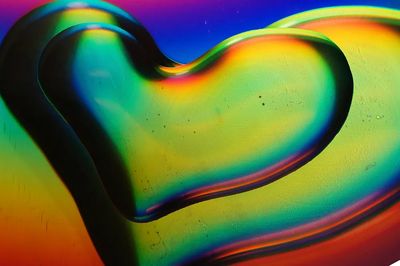 Colorful Heart Abstract Poster. poster print