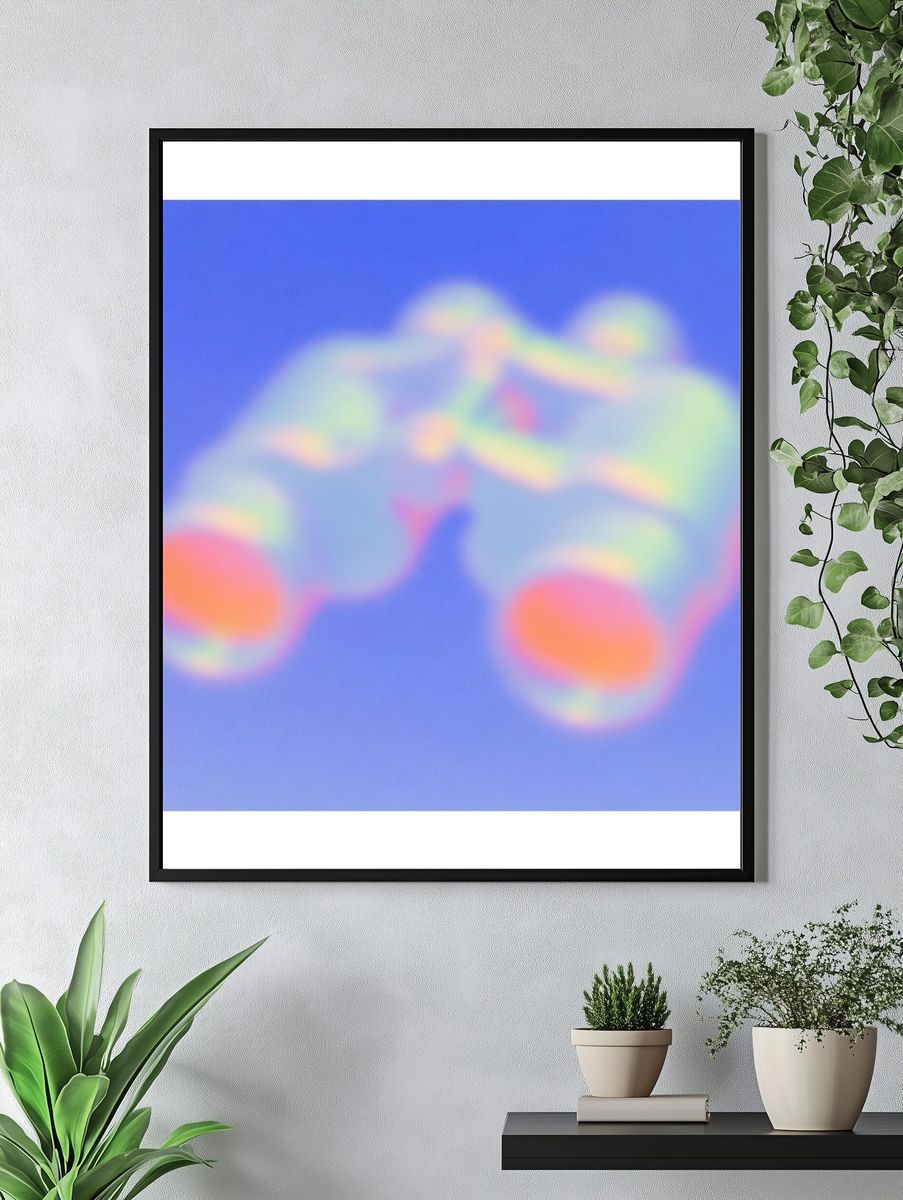 Binoculars — Abstract Print. — room view 4