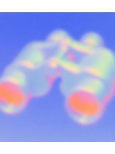 Binoculars — Abstract Print. poster print