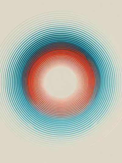 Concentric Orbit Abstract Poster.