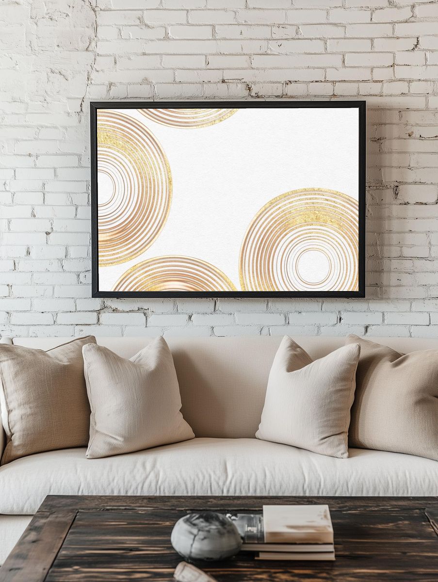 Luxury gold textured background white. — room view 1