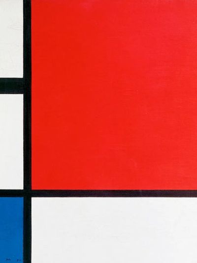 Piet Mondrian 's Composition Red. poster print