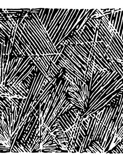 Geometric Ink Pattern Print. poster print