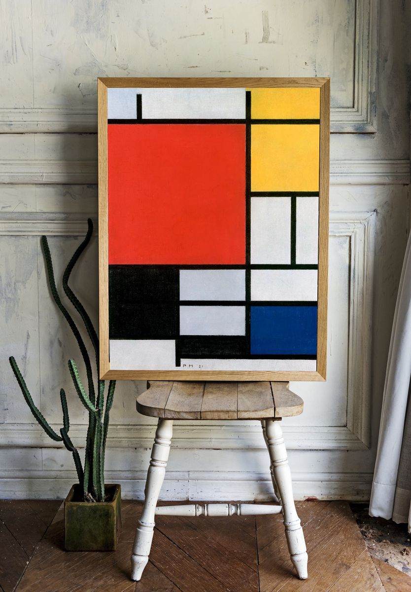 Piet Mondrian 's Composition Red room preview