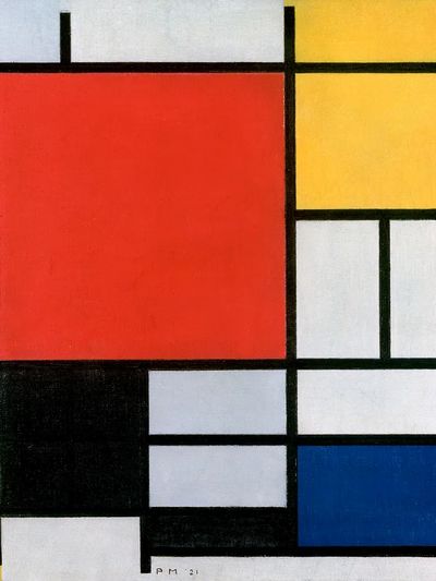 Piet Mondrian 's Composition Red. poster print
