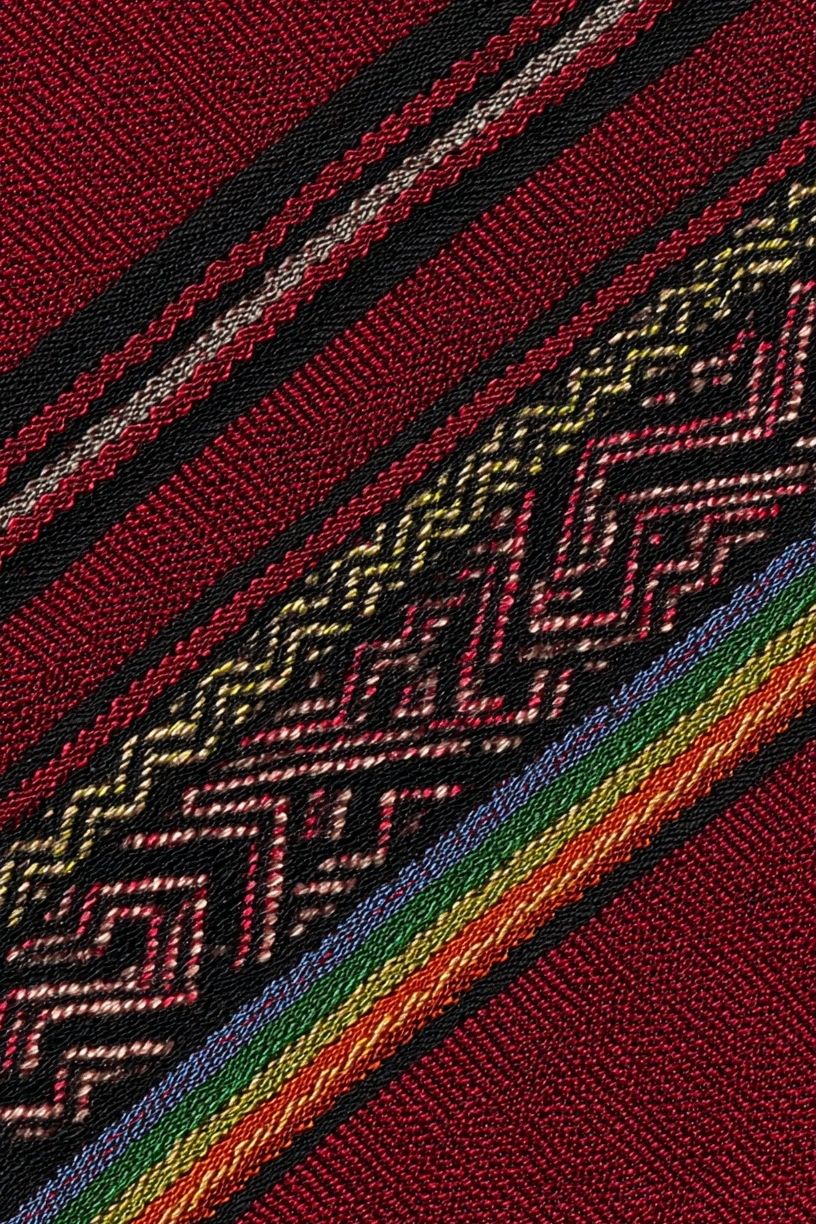 Andean Textile Pattern Print. poster detail