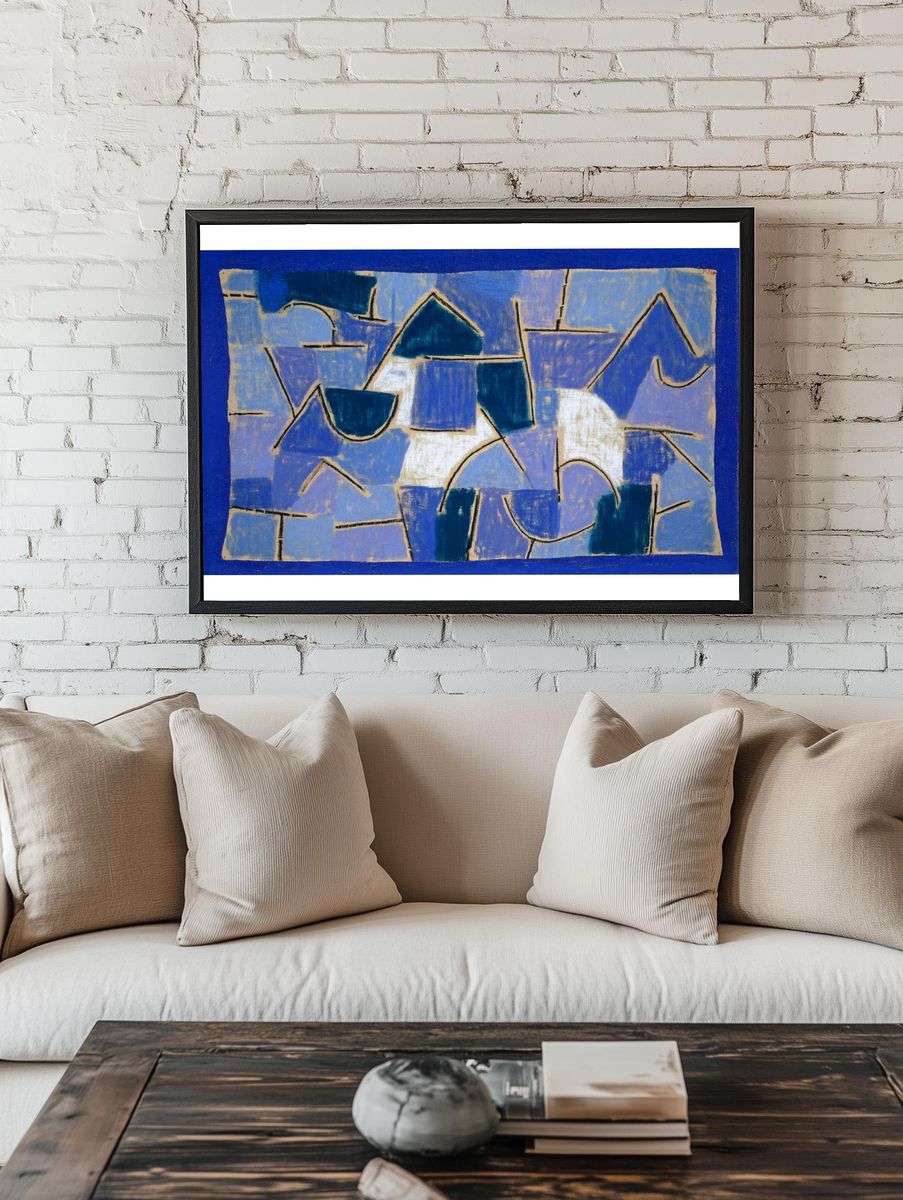 Blue night (1937) painting high. — room view 1