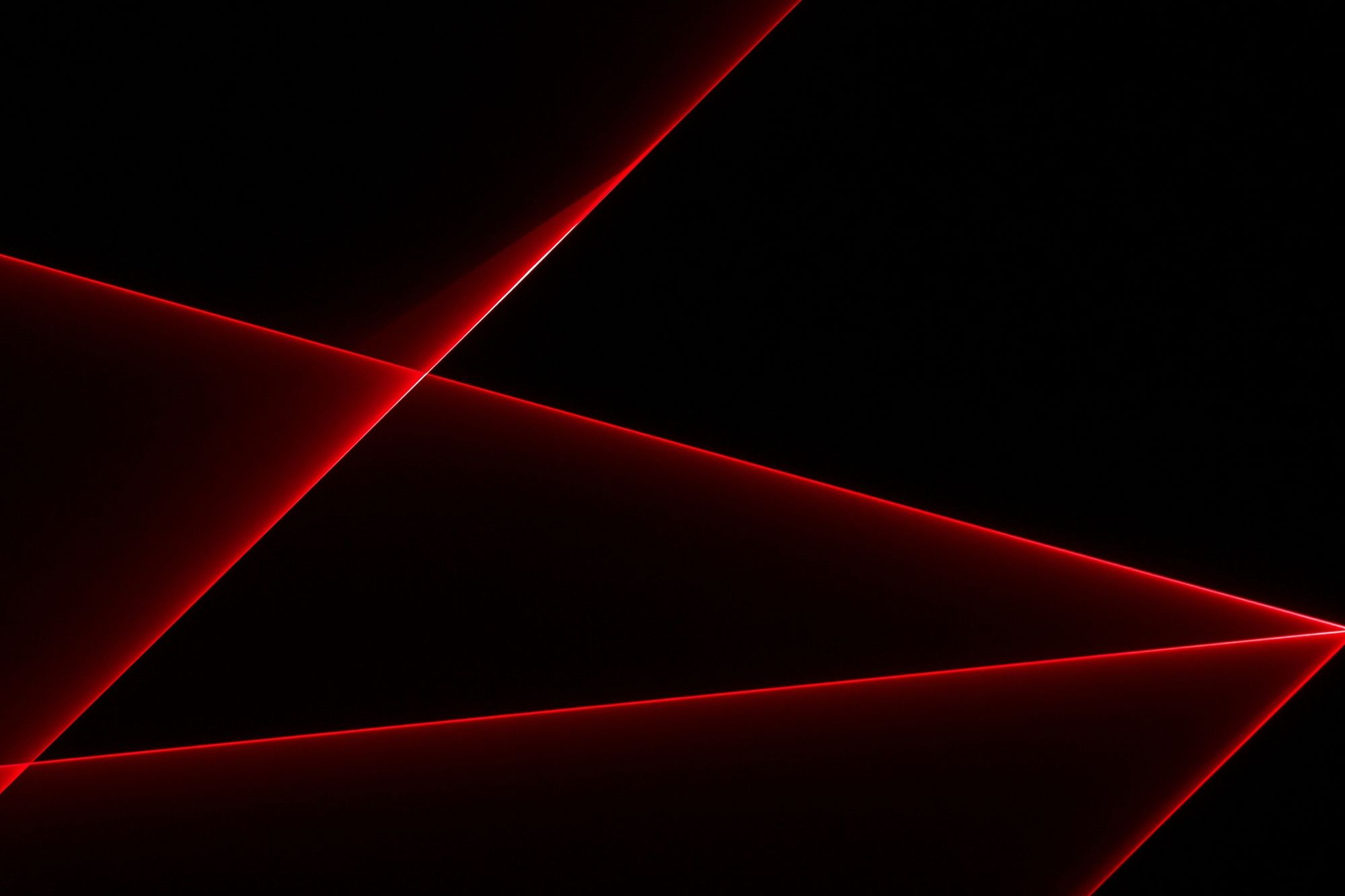 Red Neon Geometric Abstract Poster. poster detail