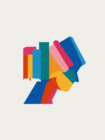 Color Block Abstract Poster.