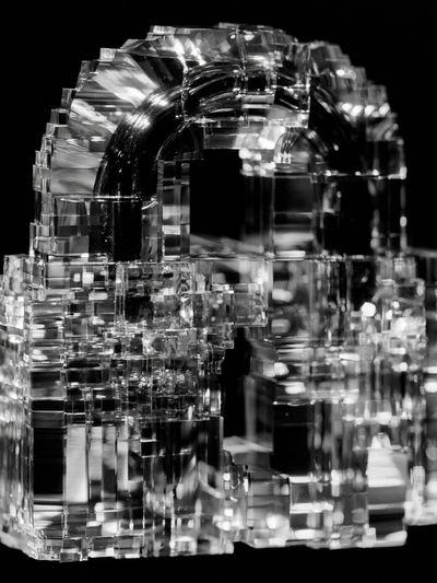 Crystal Geometric Abstract Poster.