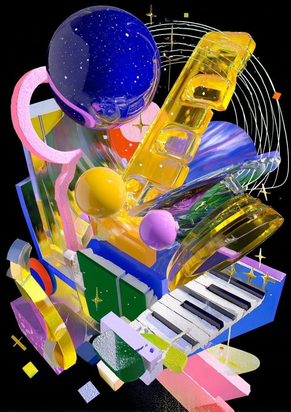 Abstract Geometric Poster. poster — abstract art