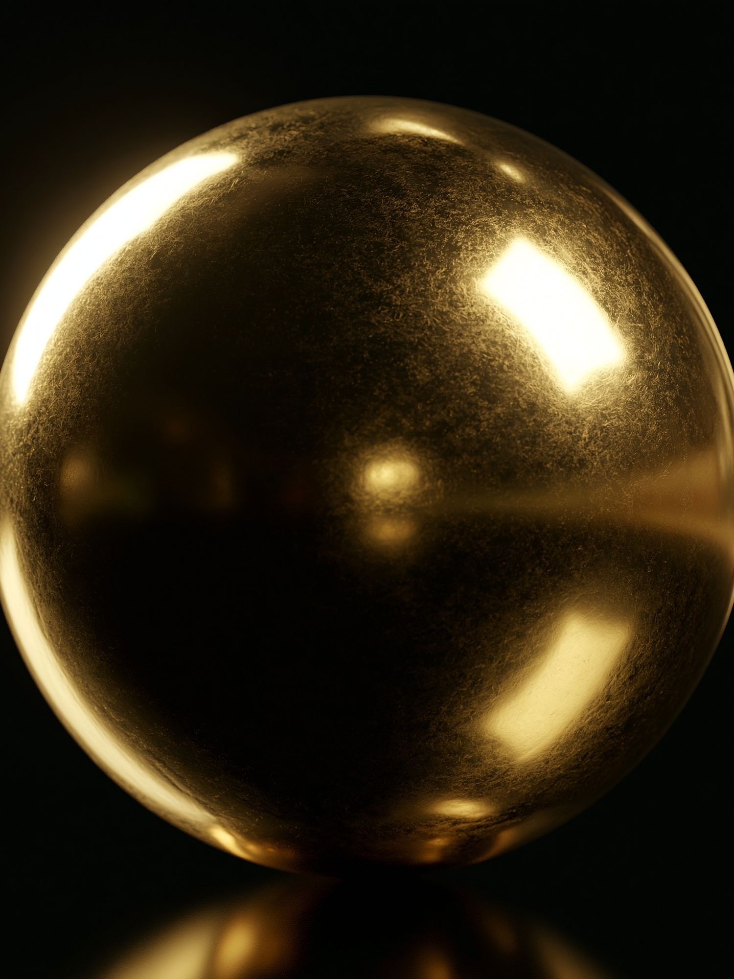 Golden Orb Abstract Poster. poster — abstract art