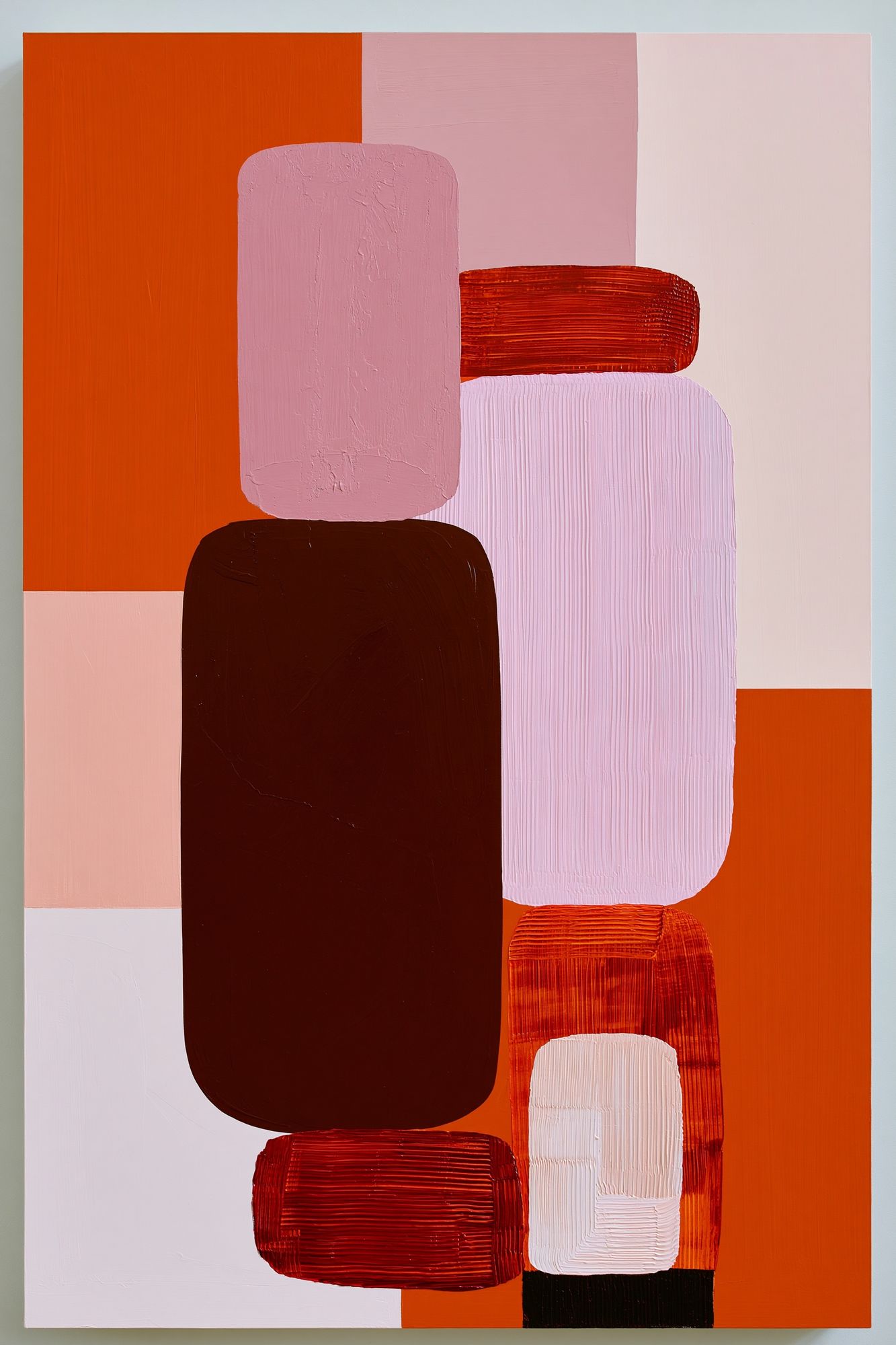Geometric Blocks Abstract Poster. poster detail