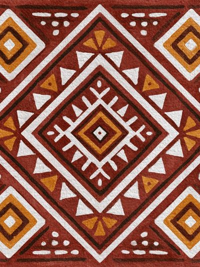 Geometric Tribal Pattern Poster. poster print