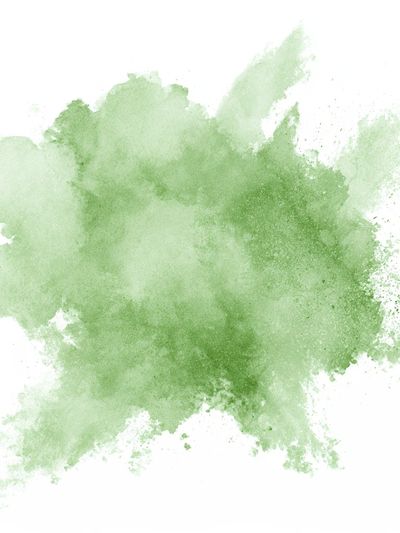Green Watercolor Splash Poster.