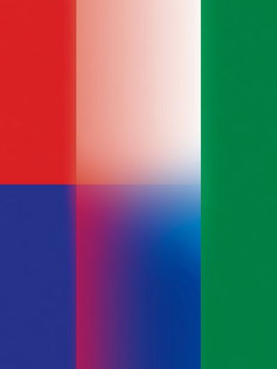 Color Block Gradient Abstract Poster. poster