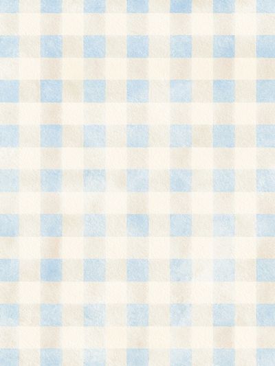 Blue Gingham Pattern Print. poster