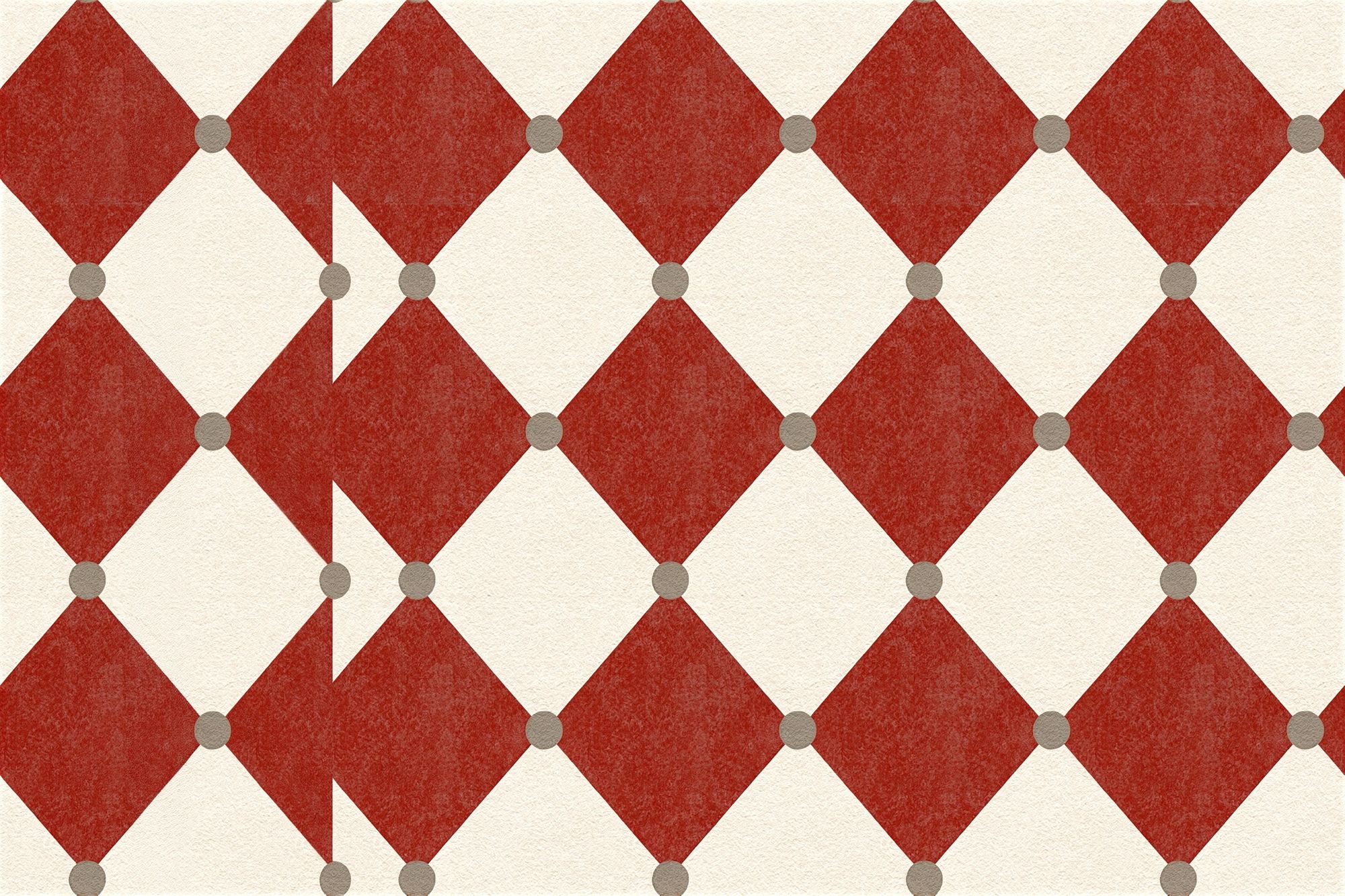 Red Diamond Pattern Poster. poster detail