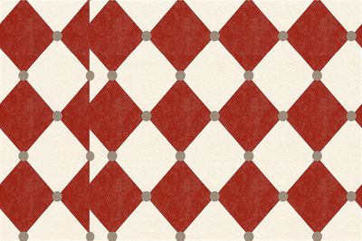 Red Diamond Pattern Poster. poster