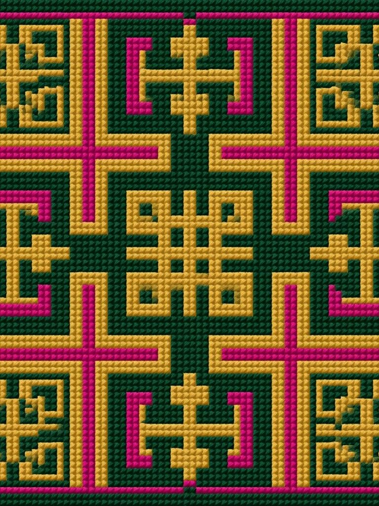 Geometric Knotwork Abstract Poster. poster detail